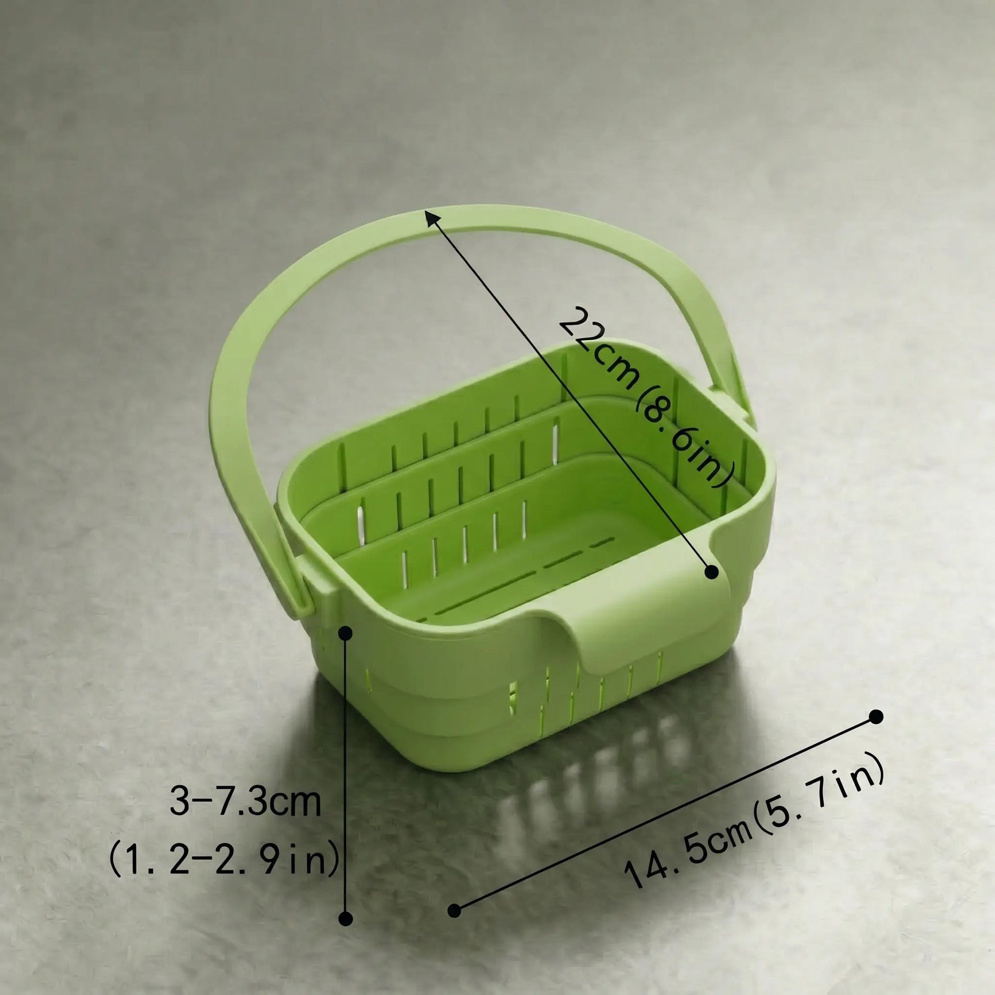 AA Foldable Hanging Kitchen Sink Drain Basket, Stainless Steel Kitchen Accessories - Hands-Free Hygienic Design, High-Efficiency Anti-Clog System, Tool-Free Installation, Slim Space-Saving, Easy-Clean, Low-Maintenance Strainer Kitchenware