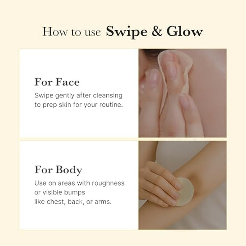 Kojic Acid Renew & Smooth Duo - Kojic Acid Serum and Toner Pad | Kojic Acid Turmeric Clarifying Toner Pad and Capsule Serum for Brightening and Balancing Skin Tone and Texture