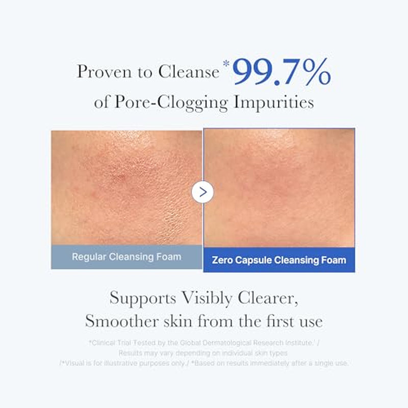 Capsule Foam Cleanser Trio: Zero Pore, Kojic Acid Turmeric, PDRN Capsule Foam Cleanser | Korean Facial Cleansing Set for Pore Care, Uneven Skin Tone & Hydrating Daily Cleansing