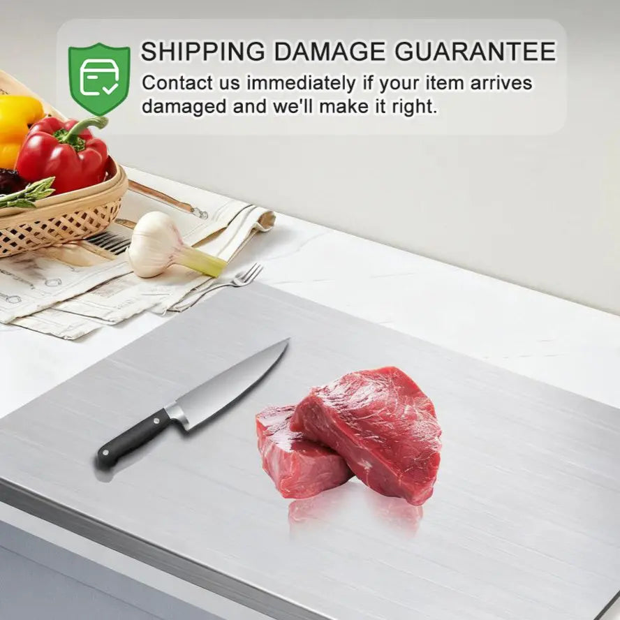 Stainless Steel Chopping Board, Non-Slip Kitchen Chopping Board, Kitchen Cutting Board, Kitchen Accessories, Household Kitchen Gadgets #4Th of July Accessories,Home Essentials