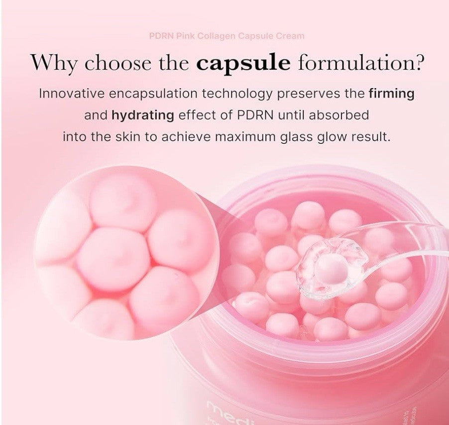 Medicube PDRN Pink Collagen Capsule Cream -PDRN, Firming, Brightening, Antiaging