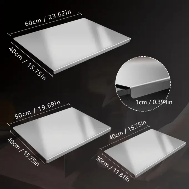 Stainless Steel Chopping Board, Non-Slip Kitchen Chopping Board, Kitchen Cutting Board, Kitchen Accessories, Household Kitchen Gadgets #4Th of July Accessories,Home Essentials