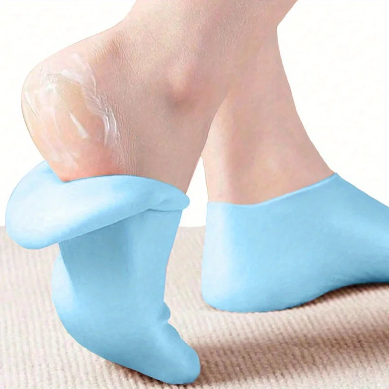 Moisturizing Foot Socks,Silicone Socks for Dry Cracked Feet Women'S Foot Socks for Moisturizing,Featuring Massage